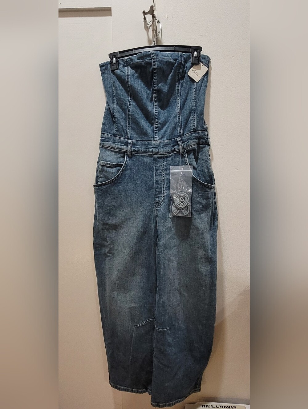 Free People Je Suis Pret Barrel Leg Jumpsuit